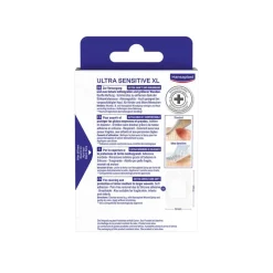 Ultra Sensitive XXL Wundverband | Besonders sanft & weich | Für sehr empfindliche Haut | Schützt vor 99 % der Bakterien | 8x 10 cm | 5 Stück - Jetzt 20% mit dem Code hp20 sparen><noscript><img width=