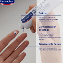 Wundheilsalbe | Fördert Wundheilung | Salbe für offene Wunden - Jetzt 20% mit dem Code hp20 sparen|Hansaplast