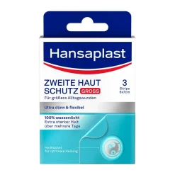 Zweite Haut Schutz | Wasserdichte Pflaster | Flexible Pflaster | Ultra dünn | 3 Pflaster - Jetzt 20% mit dem Code hp20 sparen>Hansaplast New