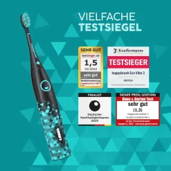 Schallzahnbürste Eco VIBE 3 Black-Mint | Set><noscript><img width=