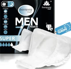 Harmony Care® Inkontinenzeinlagen für Männer - diskrete Einlagen bei Blasenschwäche für Herren| Discount