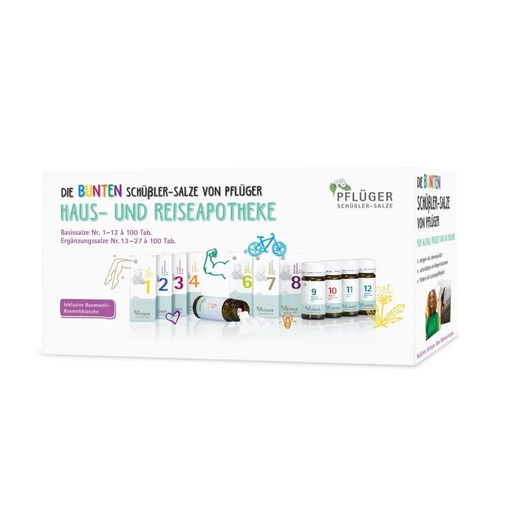 Haus- und Reiseapotheke Komplett-Set Nr. 1 - 27>Pflüger Discount