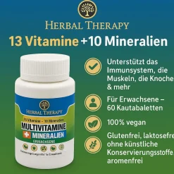Herbal Therapy MULTIVITAMINE + MINERALIEN Erwachsene| Online
