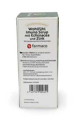 Herbal Therapy Wohlfühl -Imuno-Sirup mit Echinacea und Zink| Outlet