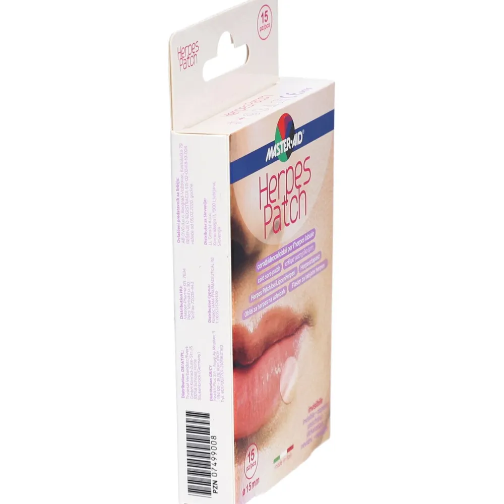 Herpespatch bei Lippenherpes> Clearance