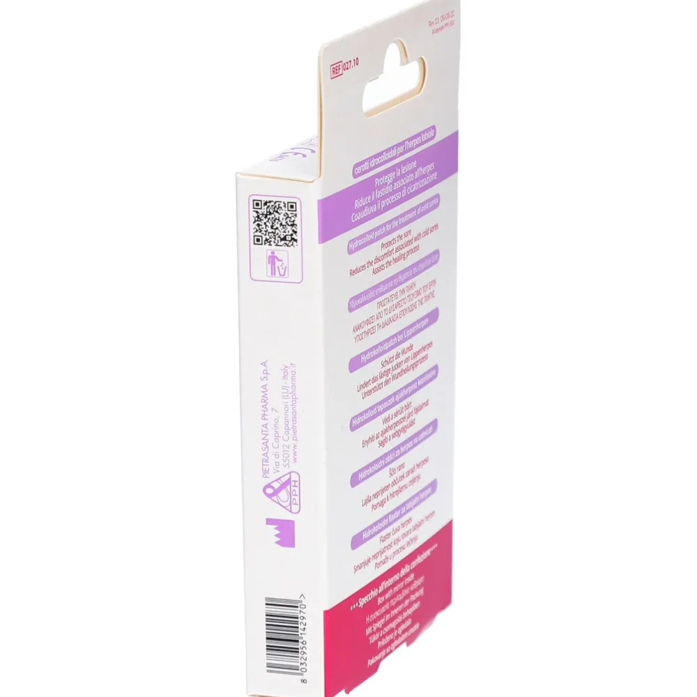 Herpespatch bei Lippenherpes> Clearance
