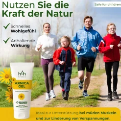 H4H Naturals® Arnika Salbe & Pferdesalbe Gel Linderung bei Knie, Gelenk, Nacken & Muskel><noscript><img width=