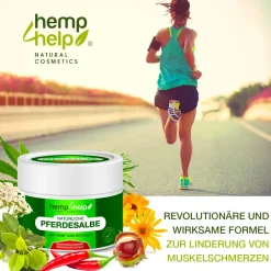 H4H Naturals® Pferdesalbe Extra Stark mit Bio CBD Linderung bei Knie, Gelenk, Nacken & Muskel><noscript><img width=