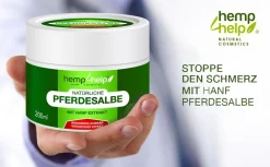 H4H Naturals® Pferdesalbe Extra Stark mit Bio CBD Linderung bei Knie, Gelenk, Nacken & Muskel><noscript><img width=