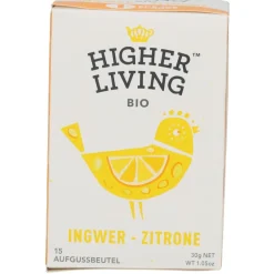 Higher Living™ Bio Ingwer-Zitrone Tee|