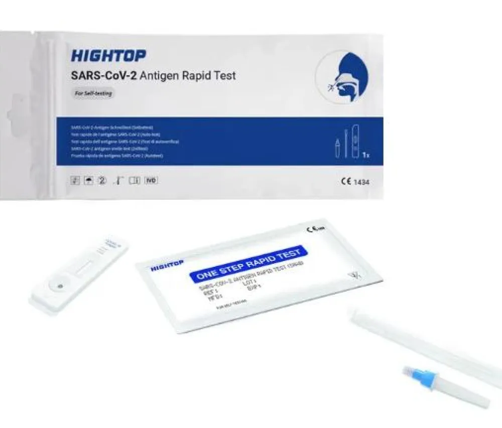 HIGHTOP Covid-19 Antigen Corona Schnelltest Laientest + Gratis BLT Desinfektionsmittel> Outlet