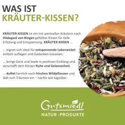 Hildegard von Bingen Kräuterkissen für Leberwickel> New