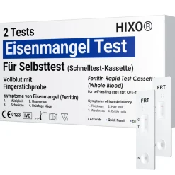 HIXO Eisenmangel (Ferritin) Selbsttest – Schnelltest| Online