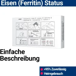 HIXO Eisenmangel (Ferritin) Selbsttest – Schnelltest| Online