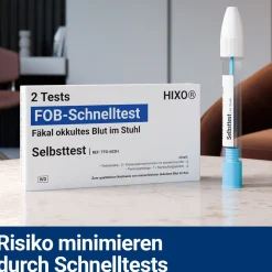 HIXO FOB Schnelltest - Darmkrebstest Früherkennung><noscript><img width=