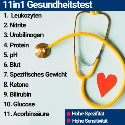 HIXO 11in1 Gesundheitstest Urin><noscript><img width=