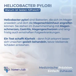 Homehulab 2x Helicobacter Pylori Schnelltest bei Gastritis und Sodbrennen - Ergebnis in Minuten><noscript><img width=