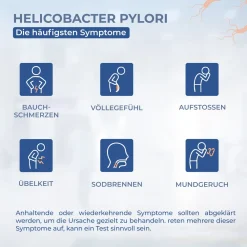 Homehulab 2x Helicobacter Pylori Schnelltest bei Gastritis und Sodbrennen - Ergebnis in Minuten><noscript><img width=