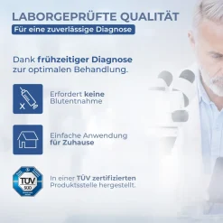 Homehulab 2x Helicobacter Pylori Schnelltest bei Gastritis und Sodbrennen - Ergebnis in Minuten><noscript><img width=