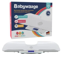 HomeKidsWorld  Kombi-Waage Baby & Erwachsene – digital & präzise|
