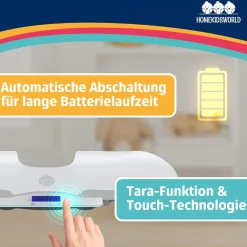 HomeKidsWorld  Kombi-Waage Baby & Erwachsene – digital & präzise|