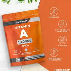 Horbaach Vitamin A Hochdosiert 10000 IE Kapseln><noscript><img width=