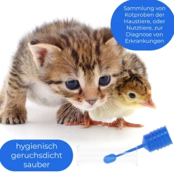 Horn Medical Probenröhrchen / Untersuchungsröhrchen mit integriertem Löffel| Discount