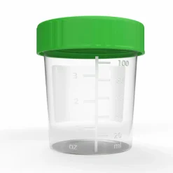 Horn Medical Urinproben-Becher 125ml mit Schraubverschluss|