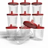 Horn Medical 10 Urinproben-Becher mit Schnappdeckel| Outlet