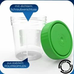 Horn Medical 10 Urinprobenbecher 125ml mit Schraubverschluss| Discount
