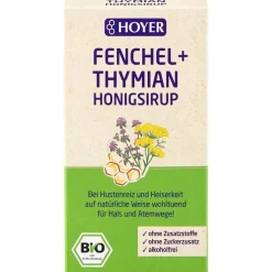 Fenchel + Thymian Honigsirup|Hoyer Clearance