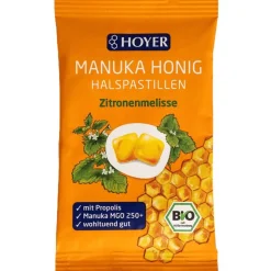Manuka Honig Halspastillen Zitronenmelisse|Hoyer Hot