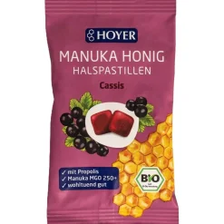 MANUKA HONIG Halspastillen Cassis|Hoyer Online