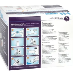 HT One ReadyGard Duo Sicherheitsnadeln 31G - 5mm|TESTER