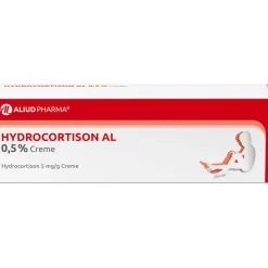 Hydrocortison AL 0,5 % Creme bei allergischen Erkrankungen der Haut><noscript><img data-lazyloaded=