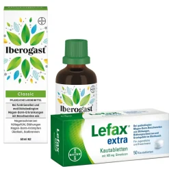 Iberogast® Classic + Lefax® extra Kautabletten> New