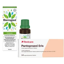 Iberogast® Classic Schnelle Linderung bei akuten Magen-Darm-Beschwerden + Pantoprazol Eris|Redcare Outlet