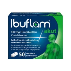 Ibuflam akut 400 mg | Bei Schmerzen & Fieber | Schnelle, langanhaltende Hilfe| Hot