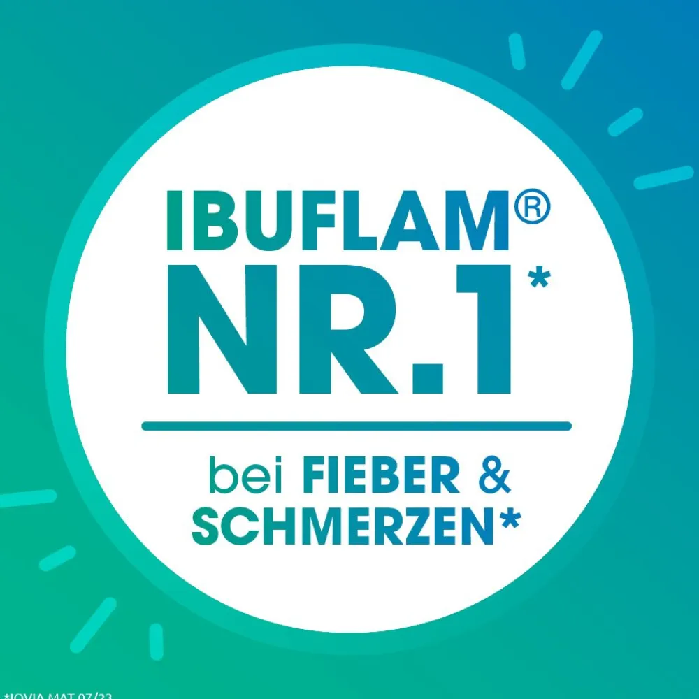 Ibuflam®40 mg/ml bei Fieber und leichten bis mäßig starken Schmerzen> Clearance