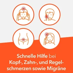 IBU-LYSIN-® 400 mg Filmtabletten: Lindern Kopfschmerzen schnell durch die Kombination aus Ibuprofen und dem Wirkbeschleuniger Lysin|ratiopharm Online