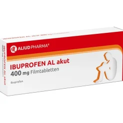 Ibuprofen AL akut 400 mg Filmtabletten bei akuten Schmerzen>Aliud Discount