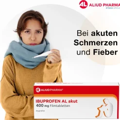 Ibuprofen AL akut 400 mg Filmtabletten bei akuten Schmerzen>Aliud Discount