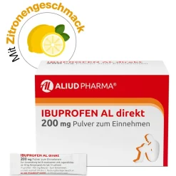 Ibuprofen AL direkt 200 mg Pulver bei Fieber und Schmerzen>Aliud Clearance