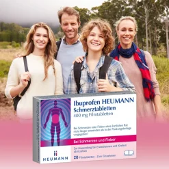 Schmerztabletten 400 mg Filmtabletten>Ibuprofen Heumann Hot