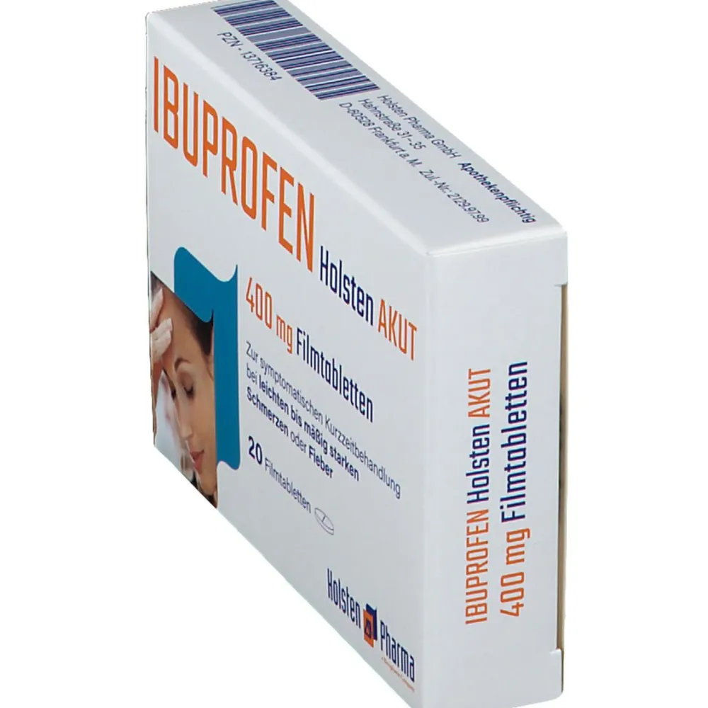 IBUPROFEN Holsten AKUT 400 mg Filmtabletten| Sale