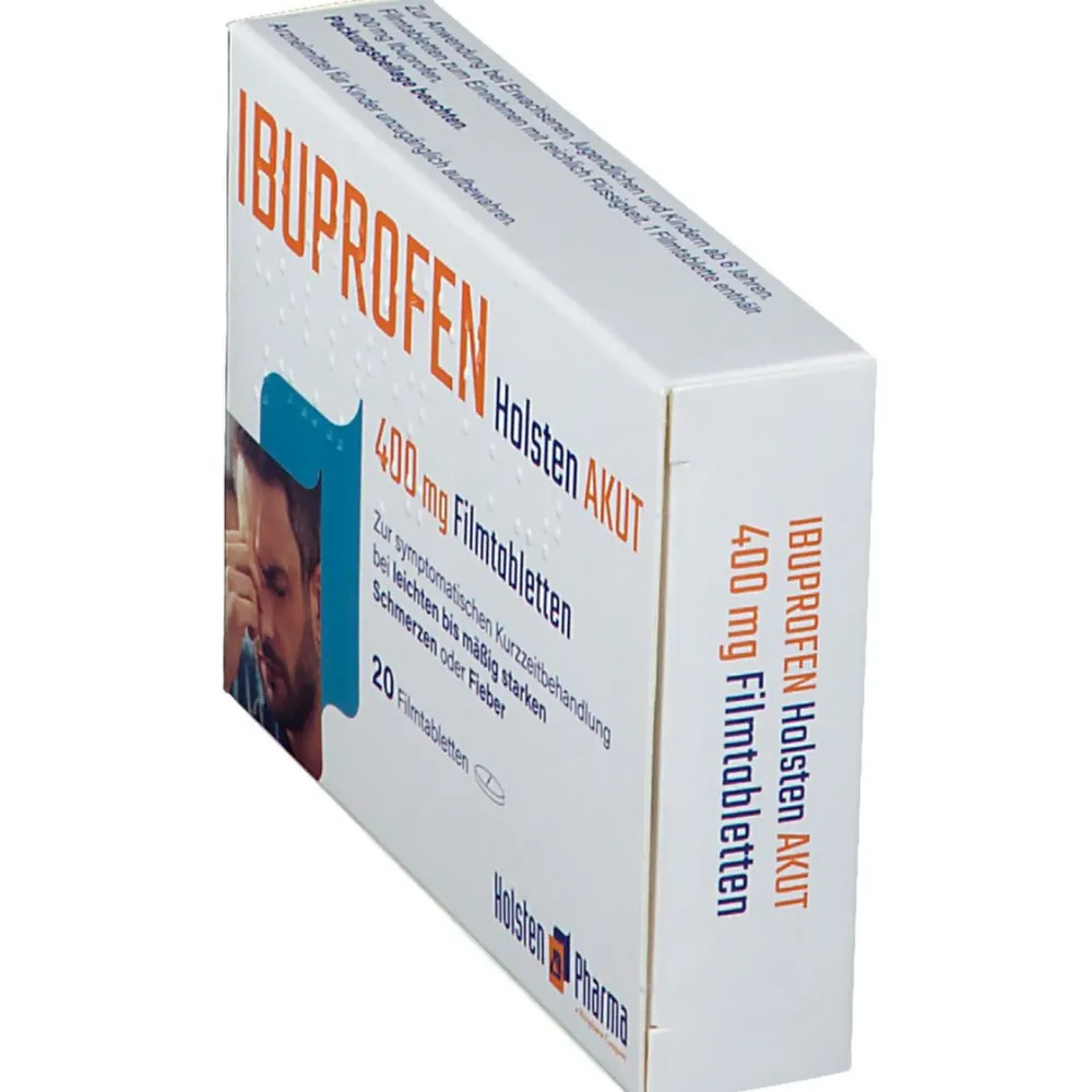 IBUPROFEN Holsten AKUT 400 mg Filmtabletten| Sale