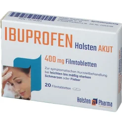 IBUPROFEN Holsten AKUT 400 mg Filmtabletten| Sale