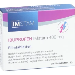 IBUPROFEN IMstam 400 mg Filmtabletten><noscript><img width=