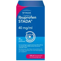 Ibuprofen STADA® 40 mg/ml Suspension zum Einnehmen, zur kurzzeitigen symptomatischen Behandlung von leichten bis mäßig starken Schmerzen| Discount