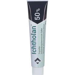 ® 50 % Salbe – Zur Behandlung von Furunkeln und tiefen Abszessen>Ichtholan New